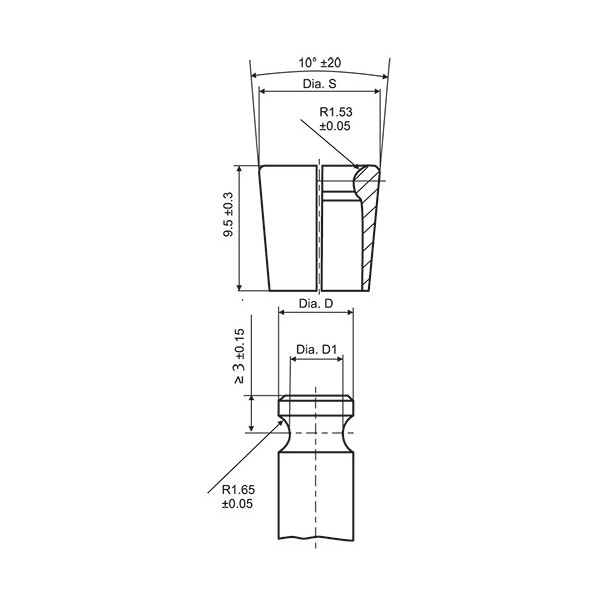 CLAVETTE RK-7H (lot de 8)