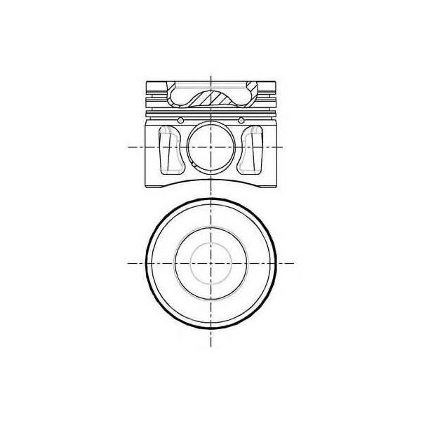 PISTON 0.50 mm 4HU 4HV NET HT AVEC CANAL