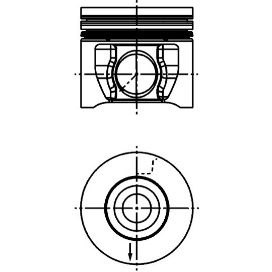 PISTON 0.50 mm FORD 2.4 NET HT 