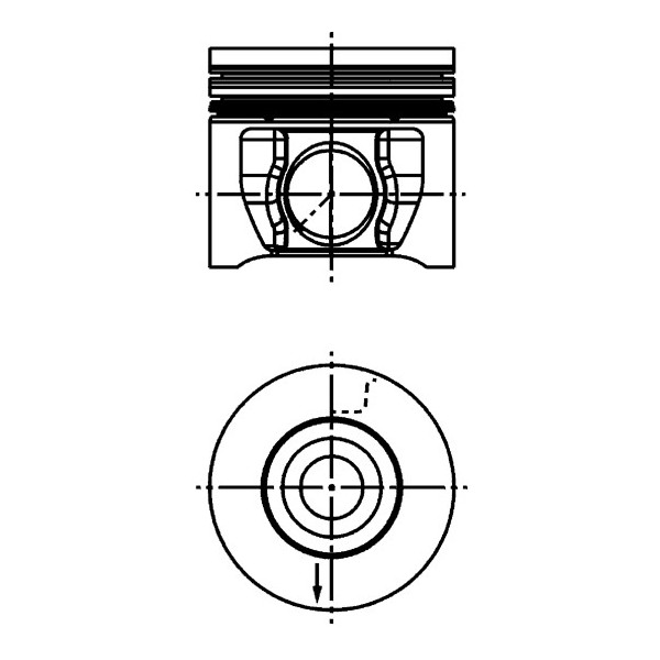 PISTON 0.50 mm FORD 2.4 NET HT 