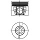 PISTON 0.50 mm FORD 2.4 NET HT 