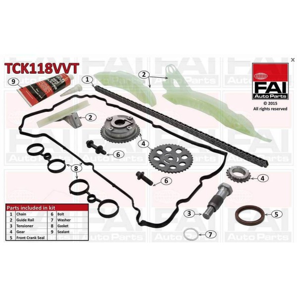 KIT CHAINE EP6 NET HT FAI VERSION AVEC VVT