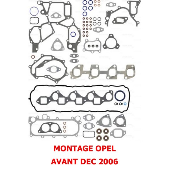 POCHETTE MOTEUR SANS JT CULASSE ZD3 MONTAGE OPEL NET HT