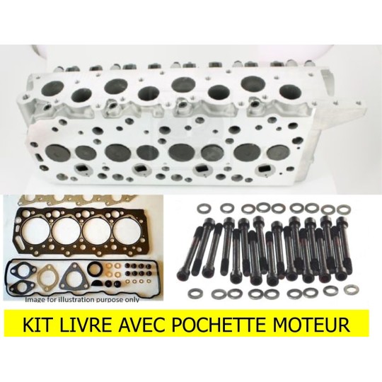 KIT CULASSE 4D56 (RETRAIT) COMPLETE + POCHETTE MOTEUR  VIS NET HT