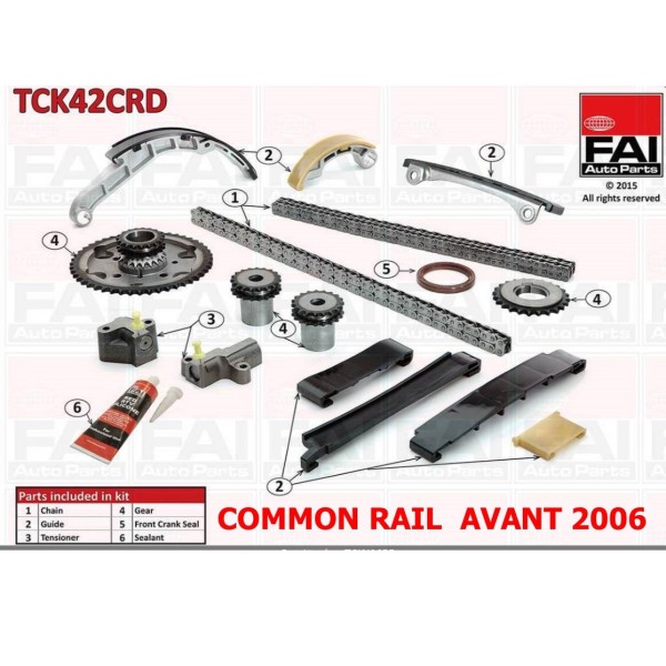 KIT CHAINE YD25 COMMON RAIL AVANT 2006 NET HT