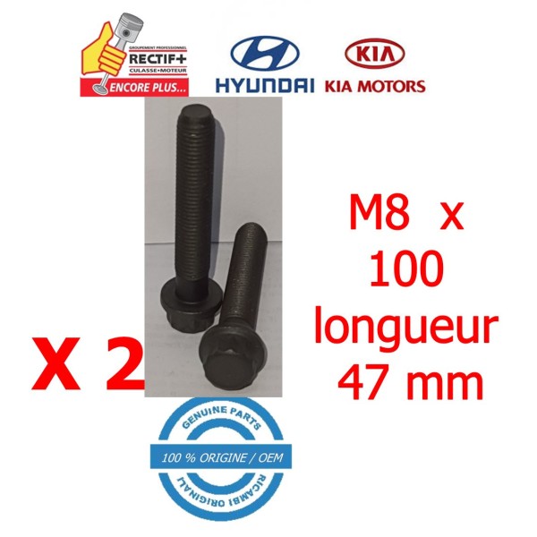 Vis de Bielle ORIGINE HYUNDAI KIA 2.0 2.2 vendue par paire