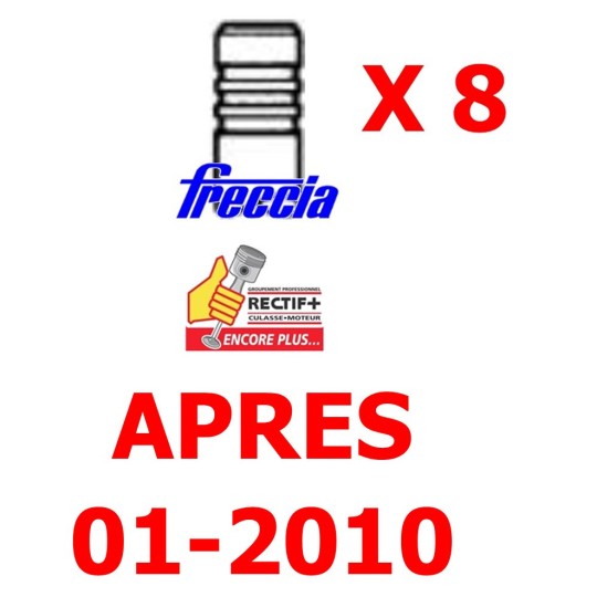 SOUPAPE ECHAPEMENT DV16 16V APRES 01.2010 FRECCIA NET HT