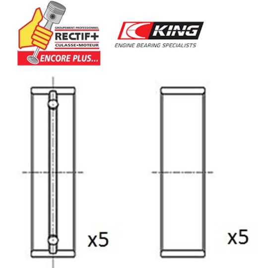 COUSS. LIGNES EN STD F9Q KING BEARINGS