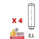 GUIDES DE SOUPAPES METELLI ADMISSION XU  lot de 4
 Conditionnement -Lot de 4