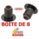 Joint de queue de soupape , Boite de 8 joints, pour moteur iveco hpi 2.3 3.00  718.210 12021900 12019782 vsk1625 70-37553-00 12-