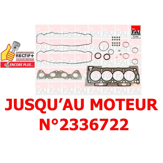 PR avec JC TU5JP4 NET HT REINZ POCHETTE RODAGE AVEC JOINT DE CULASSE TU5JP4  02-35055-01 261.420 HS1187 D36693-00 52216800 HK576