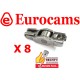 CULBUTEUR AVEC AGRAFE DV6 1.6 HDI DV4 16 VALVES LOT DE 8 EUROCAMS