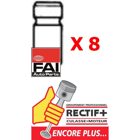 SOUPAPE ECHAPPEMENT F4R F4P FAI NET HT LOT DE 8