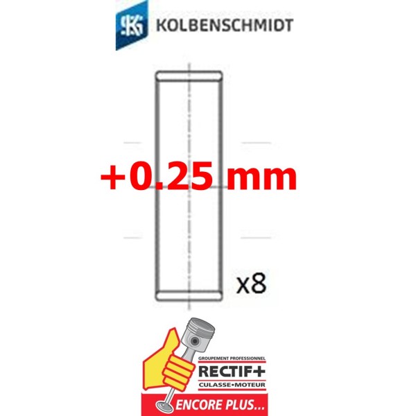 COUSS DE BIELLE FORD PSA 2.0 2.2 2.4  NET HT KS 0.25 