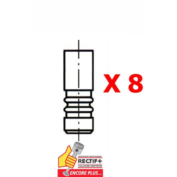 Soupape Admission Iveco 2.3 Jtd/Hpi  Réference OE 504069199, 500362855 0700488106 V94592 V094592 751262 36812 IV95062 FT50135 R6