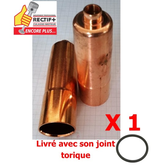 DOUILLE RVI UNITAIRE NET HT DOUILLE INJECTEUR POUR CULASSE UNITAIRE RVI SANS JOINT TORIQUE  5000658957 5000783635