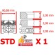 SEGMENTATION 4HU 4HV ø 86 mm (800075210000) NET HT SEGMENTATION UNITAIRE MOTEUR 4HU 4HV ø 86 mm  9425000 0814080000 800071510000