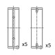 COUSS DE LIGNES FIAT OPEL 1.3 MJTD46797870 46797873 MB5414SI 71732990 AN5258SA BM1029STD 0113ET 0113EV 0113EW 0113EX 0113EY 0113