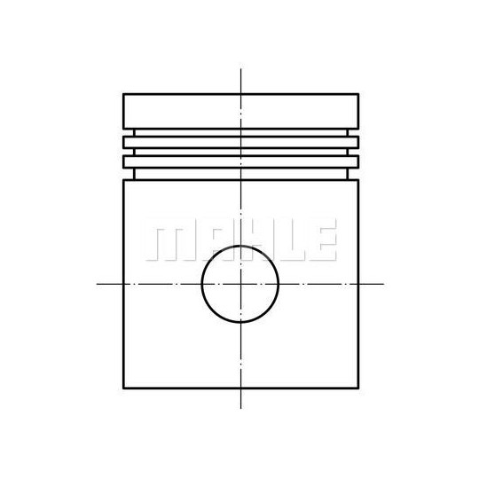 PISTON STD MAHLE POUR MOTEUR 847 C1J C2J C3J NET HT  0217810 PI065600 7138090000 3103904000  7701458697