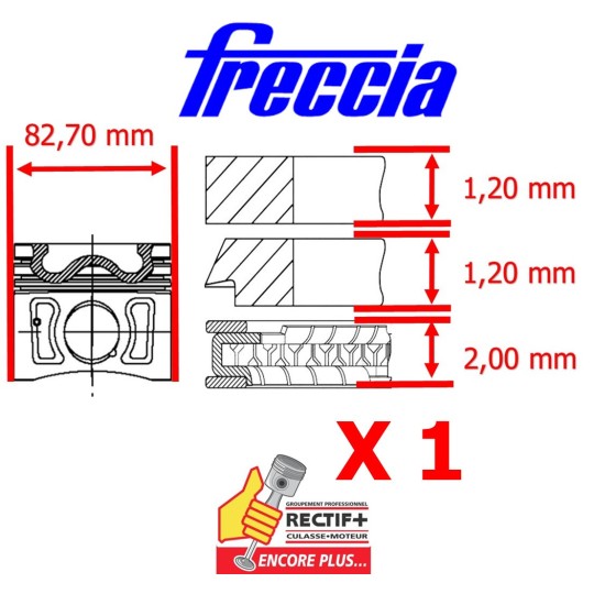 SEGMENTATION UNITAIRE F4R STD FRECCIA