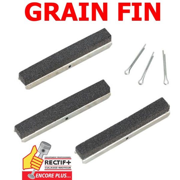 LJEU DE 3 PIERRES DE 75 MM  GRAIN FIN  FINITION  POUR APPAREIL A DEGLACER VS 162  VS1623