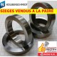 SIEGES HT 28.50 X 22 X 10 NET HT  VENDUS A LA PAIRE