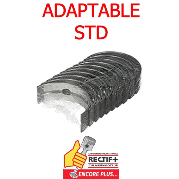 Coussinets de LIGNES en STd NISSAN RVI ZD30 ZD3 10513033 02NI044 MS2805ASTD 10513033 862805A H13425STD MS2805A 62805A WG1186419