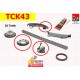 KIT CHAINE POUR MOTEUR ZD3 TCK43 TC0295FK TC0295K 13028-2W200 TK59A zd30