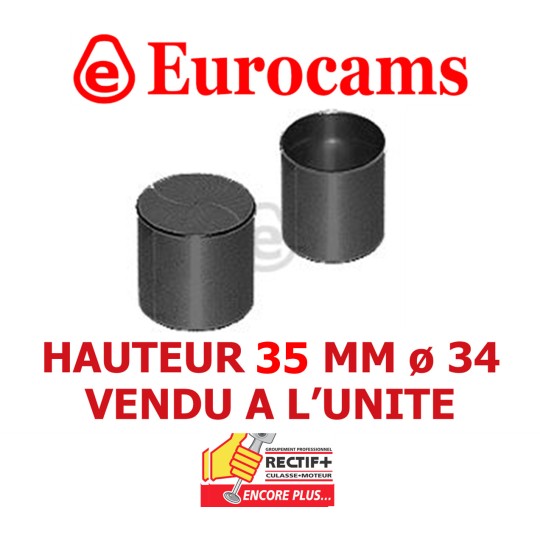 ET6316 POUSSOIR MECANIQUE EUROCAMS VENDU A L'UNITE PSA DW8  XUD HAUTEUR 35 MM ET6316 FOL73 094216 93501758 955122 AHL158 4541117