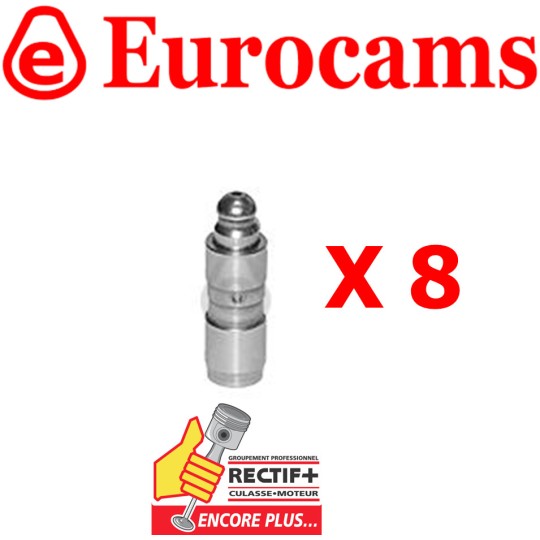 POUSSOIRS HYDR RENAULT K4M / K4J (50006437) LOT DE 8 NET HT EUROCAMS