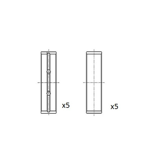 COUSSINETS DE LIGNES STD M9T KING NET HT (77983600)