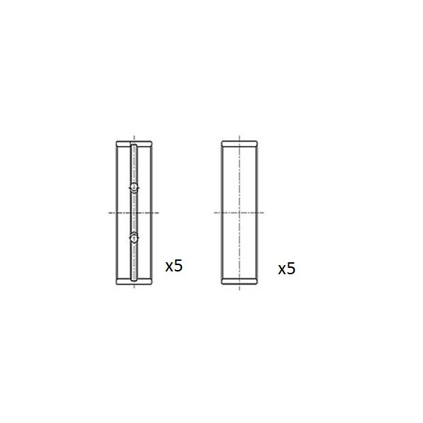 COUSSINETS DE LIGNES STD M9T KING NET HT (77983600)