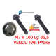 VIS DE BIELLE KS / FORD PSA DV6 EP3 EP6 VENDUE PAR PAIRE NET HT m7X100 LG 36.50 mm