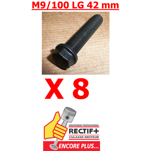 Vis de Bielle ADAPTABLE 1.5 Dci 1.8 D/Td 1.9 Dci 2.2 Dci K9K - F9Q - M9R - G9T - G9U- R9M - M9T vendue par 8