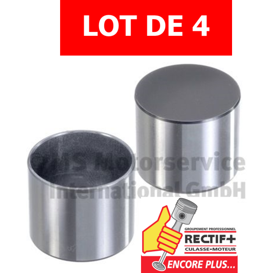 POUSSOIR MONOBLOC ø 28 KS PSA FORD NET HT 2.96 MM LOT DE 4