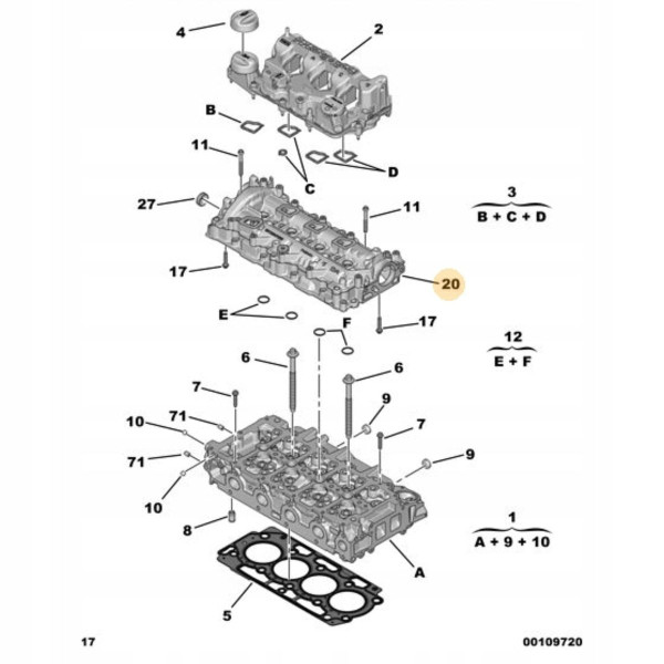 PORTE ARBRE A CAMES PSA FOMOCO ORIGINE DV5 NET HT JUSQU'AU 31/12/2022