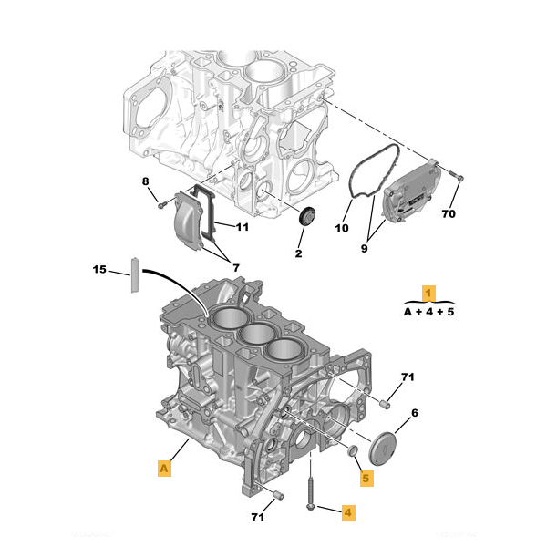 BOUCHON ARBRE EQUILIBRAGE ELRING PSA EB2 NET HT