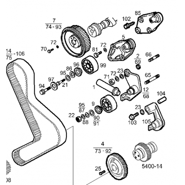 KIT DE FIXATION DU SUPPORT TENDEUR DE MOTEUR SOFIM 8140 net ht