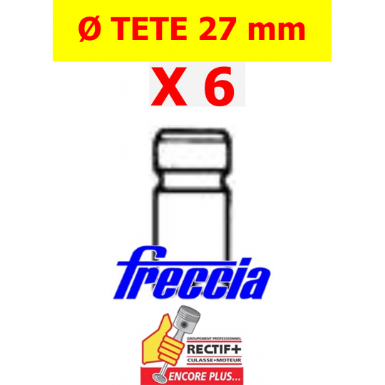 SOUPAPE ADMISSION FRECCIA PSA TOYOTA ZMZ R6952/S VI0176 IV95283 IV95324 VL229200 WG1920773 1608838680