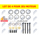 KIT JOINTS +  VIS INJECTEUR POMPE VAG 1.9 8V 2.0 8V NET HT JEU DE 4