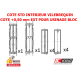COUSSINETS DE LIGNES  STD  ET +0.50 EXT KING N47