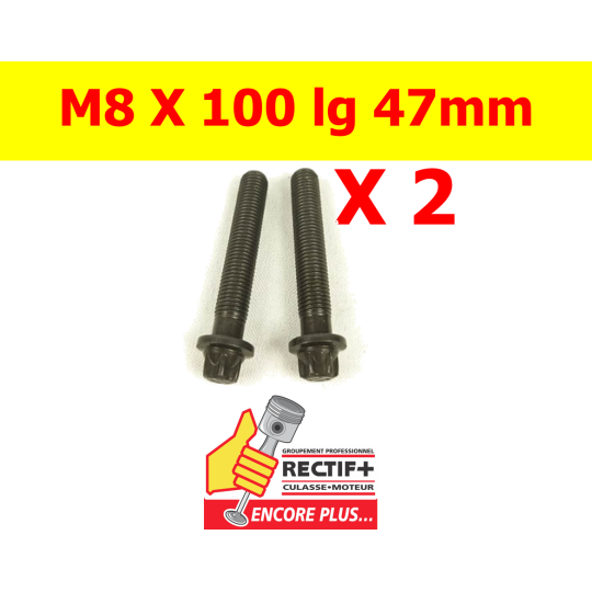 PAIRE DE VIS DE BIELLES ADAPT LANDROVER JAGUAR PSA POUR V6 V8 NET HT