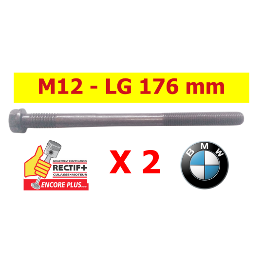 PAIRE DE VIS 6 PANS ORIGINE DE PALIER POUR MOTEUR BMW N57D30C 380 HP 11118506663