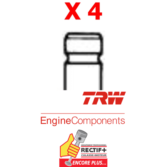 Soupape Ech. 8140 23/43S TRW NET HT LOT DE 4