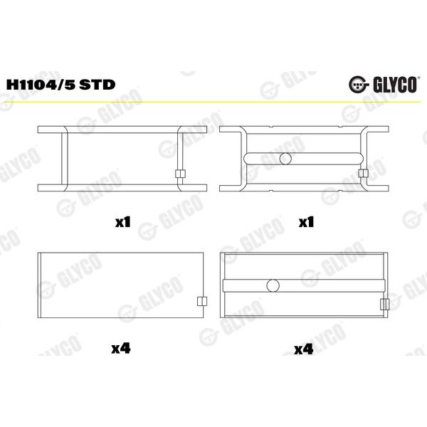 H1104/5 STD 840390 99473771 2997794 99432214 99432216 99432218 99432221 H11045STD MB5014CP 77884600 007HS20359200