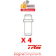 LOT DE 4 GUIDES TRW VAG DIESEL ø 7 LONGUEUR 36.50 mm NET HT (G3593)