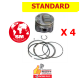 LOT DE 4 PISTONS STD SM 1.2 TCE H5F NET HT
