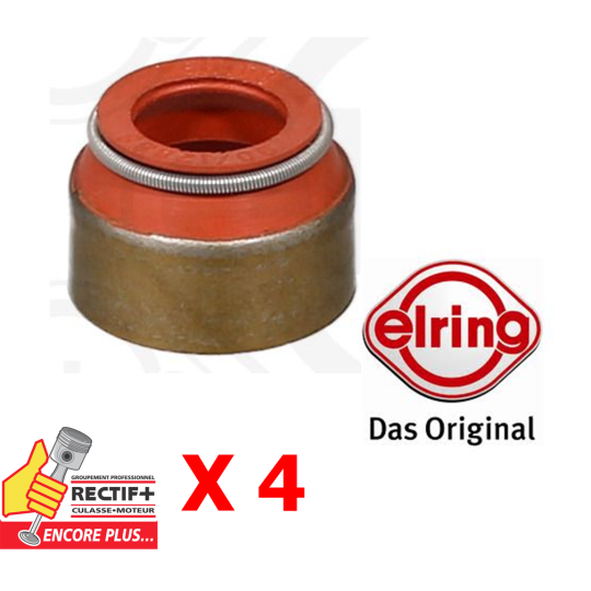 LOT DE 4 JOINTS DE QUEUES DE SOUPAPES ELRING SCANIA DAF DEUTZ NET HT