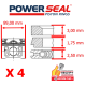 SEGMENT G9U FEU 3 MM POWERSEAL JEU MOTEUR NET HT