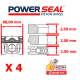 JEU DE SEGMENTATION POWERSEAL 2.3 HPI 2.5/2./2.5 NET HT